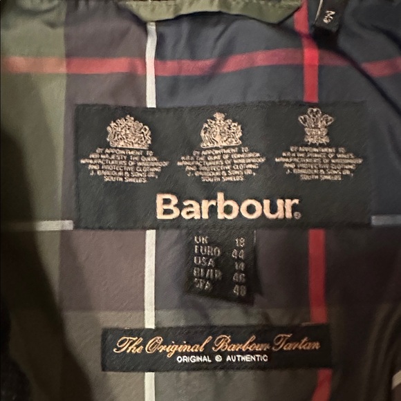 Barbour Olive Quilted Utility Jacket - Picture 7 of 11